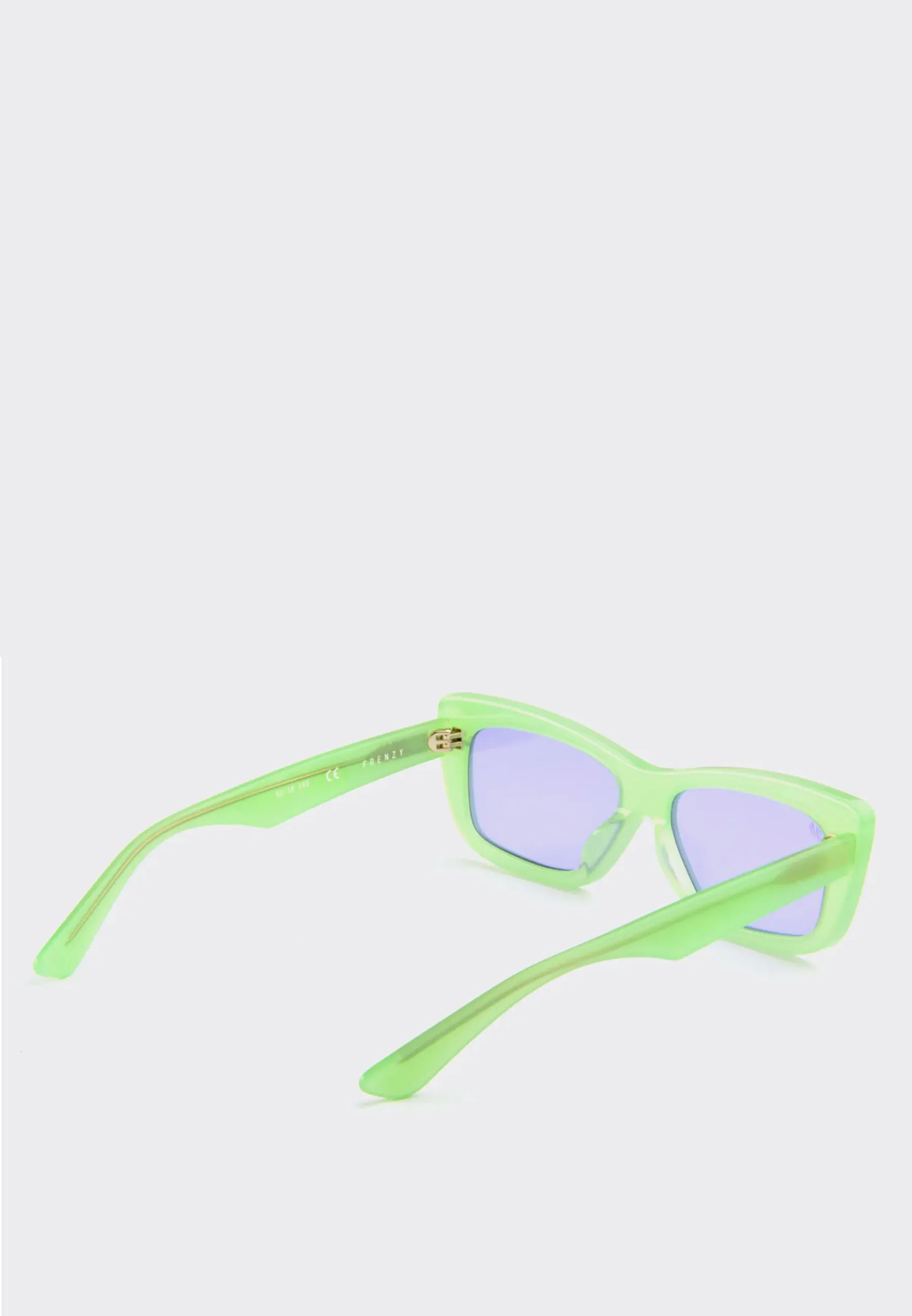 Frenzy Sunglasses - Jade/Violet Lens