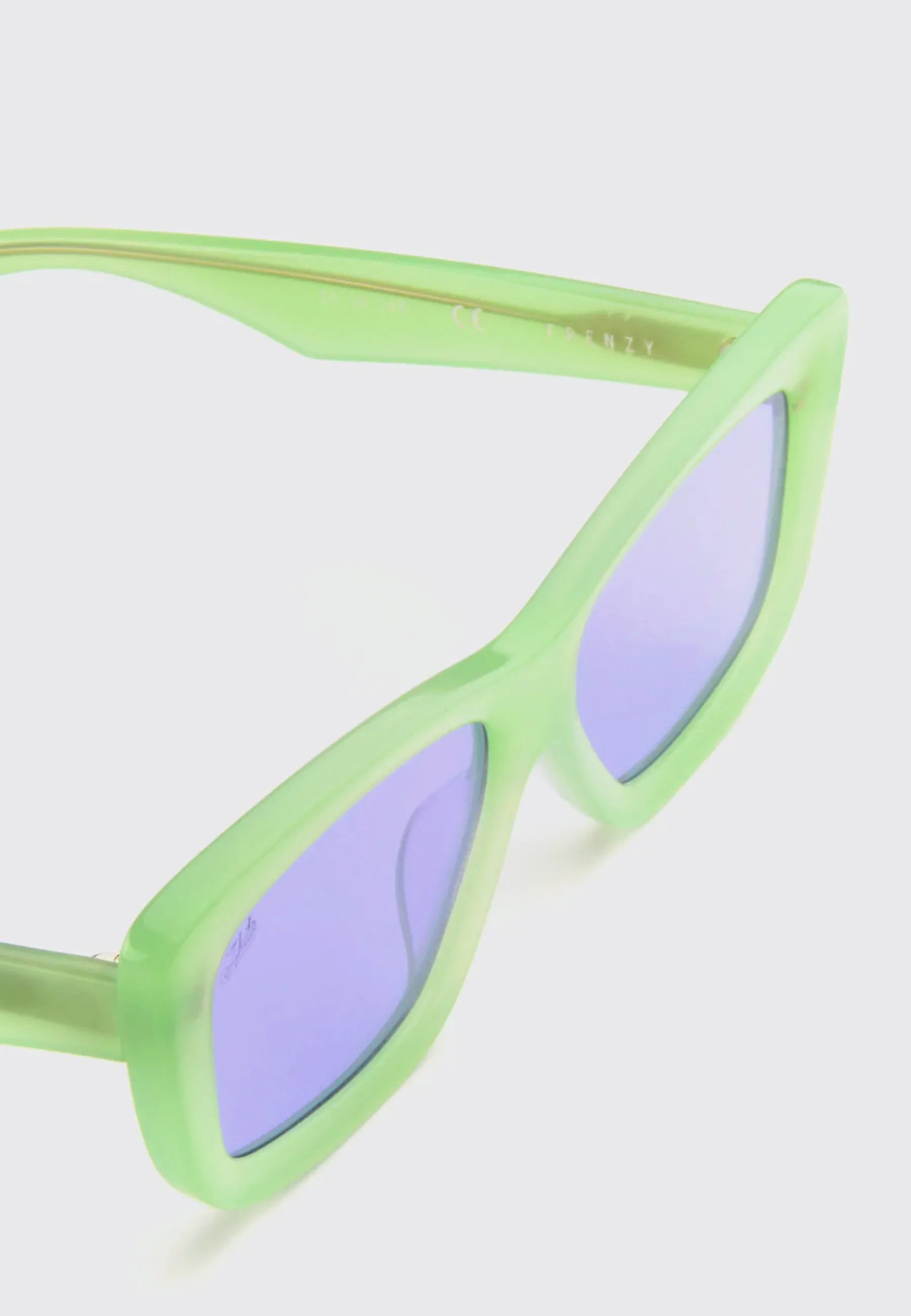 Frenzy Sunglasses - Jade/Violet Lens