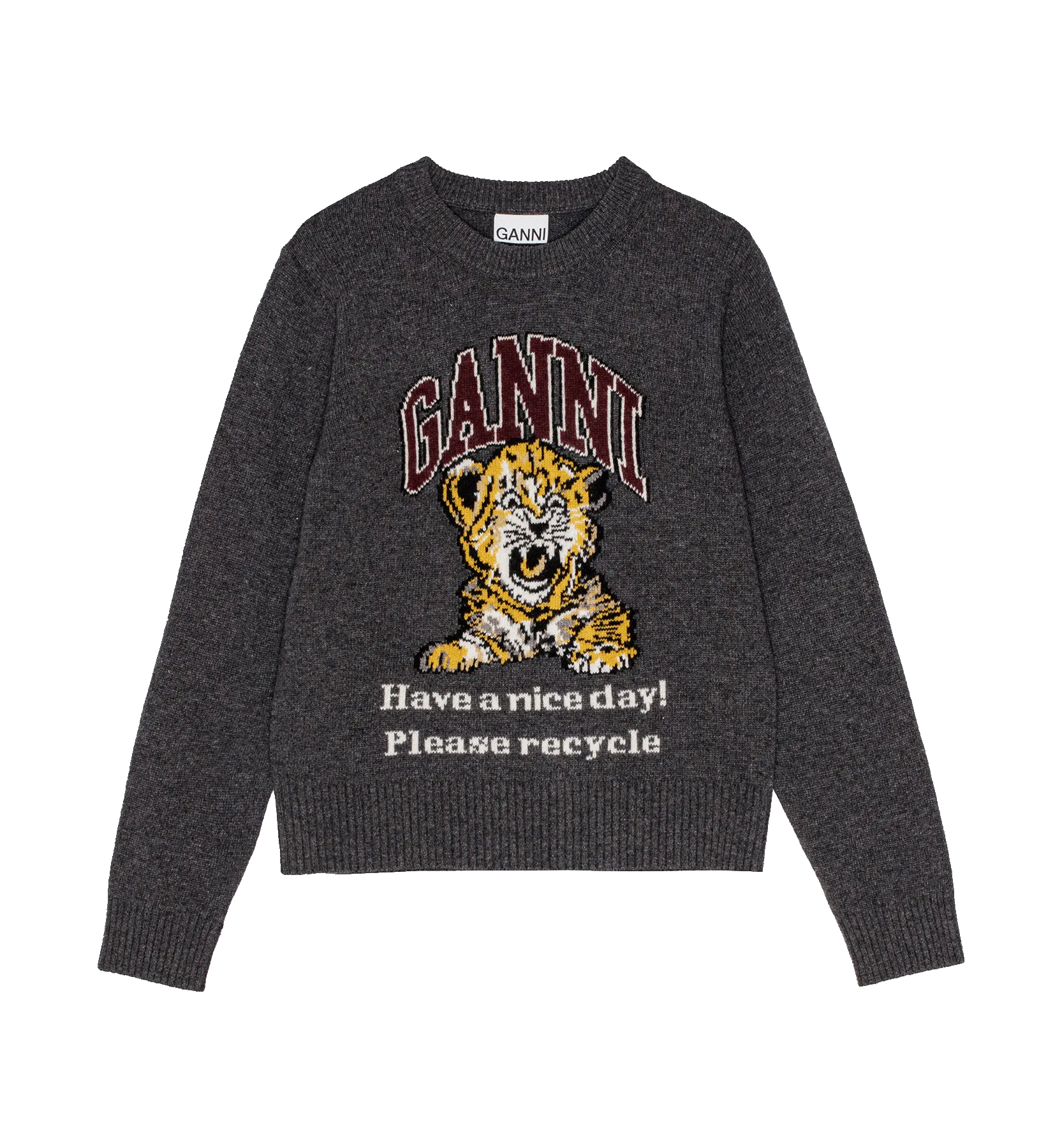 GANNI Graphic Tiger Pullover