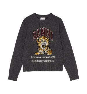 GANNI Graphic Tiger Pullover