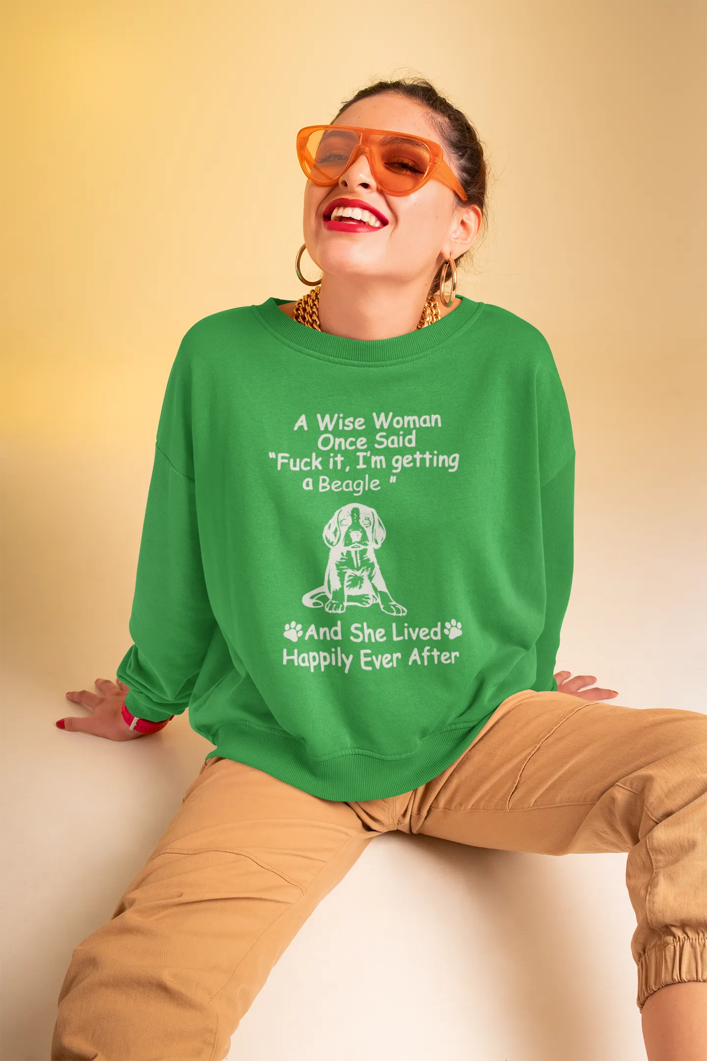 Get a Beagle Sweatshirt (Available in several colors)