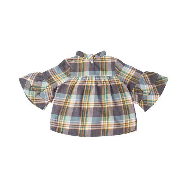 Girls Gusty Plaid Top