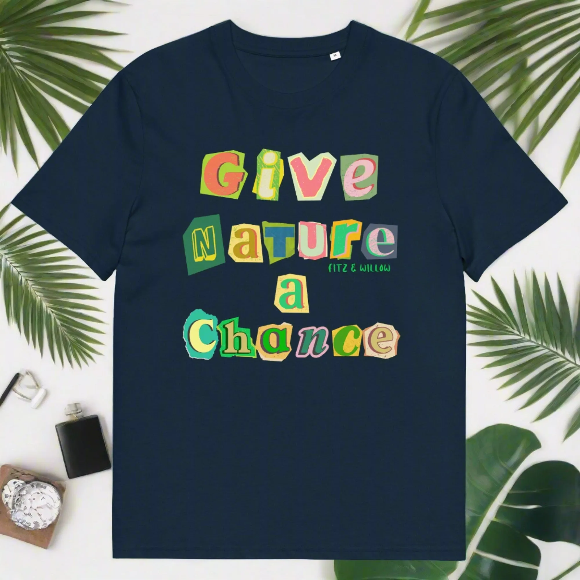 Give nature a chance, Unisex sustainable t-shirt