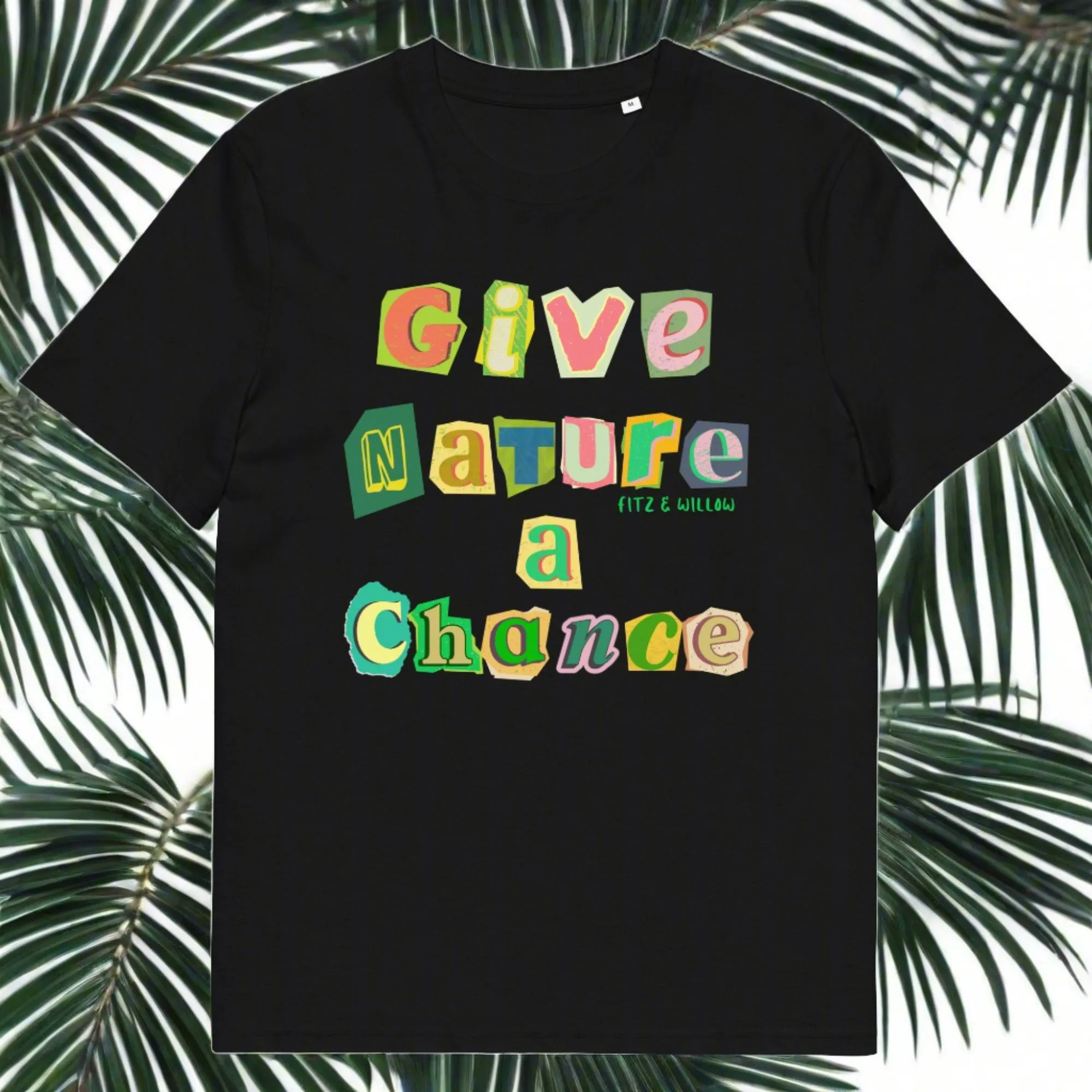 Give nature a chance, Unisex sustainable t-shirt