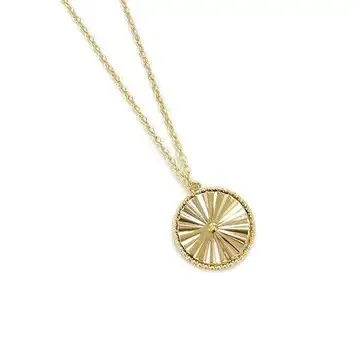 Gold Disc Pendant