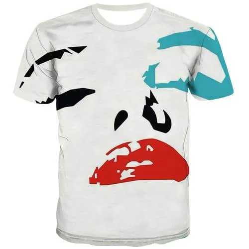 Graffiti T shirts Men White Tshirts Casual Art Tshirts Cool Harajuku Shirt Print Short Sleeve Fashion Men S-5XL Male Sport