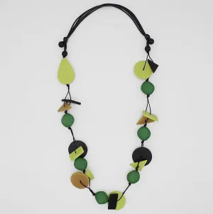 Green Palmer Beaded Necklace