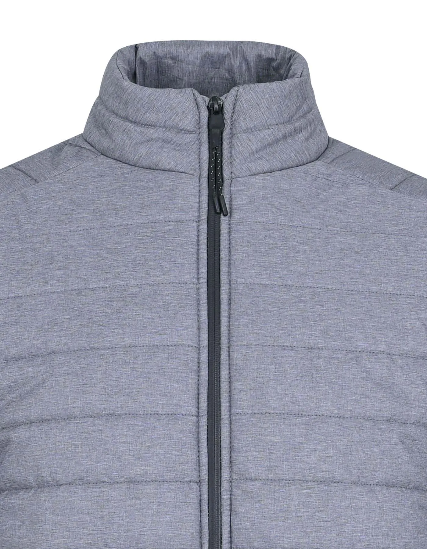 Grey Plain Puffer Jacket