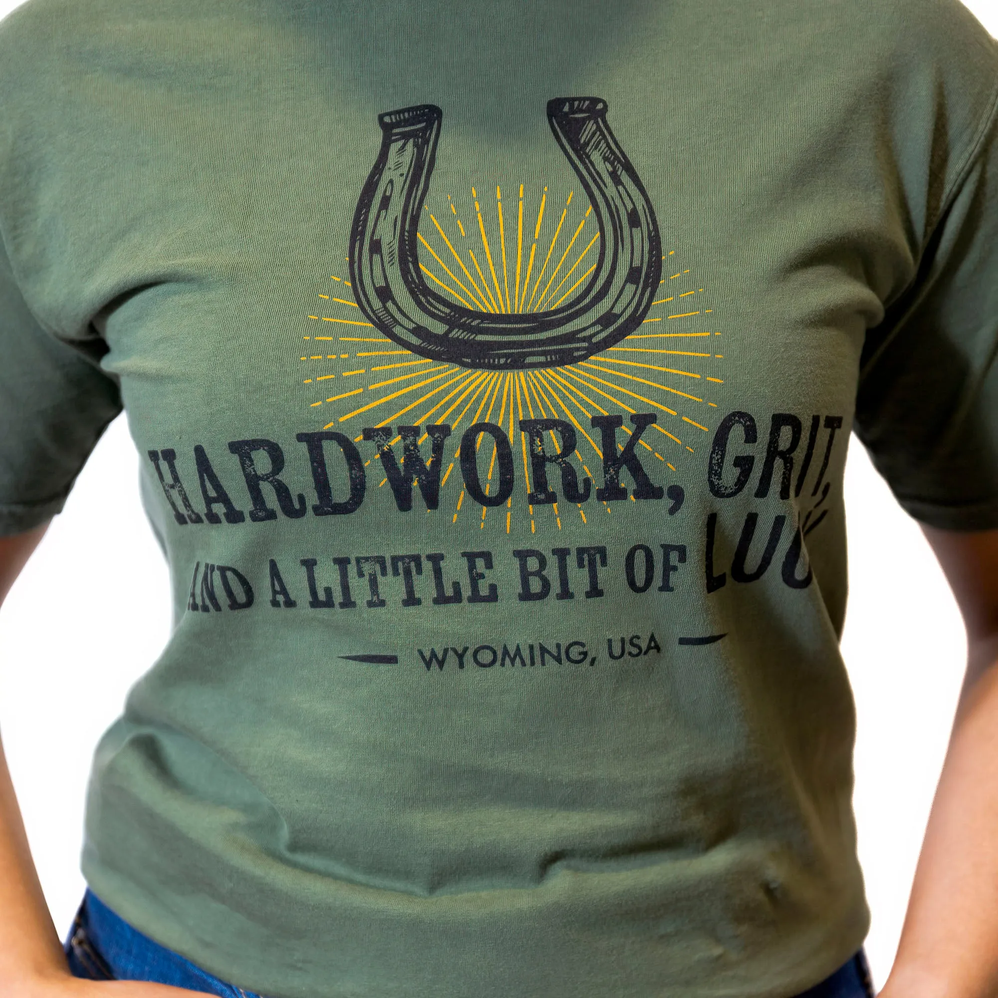 Hard Work, Grit, and a Little Bit of Luck T-shirt | Know Your Brand