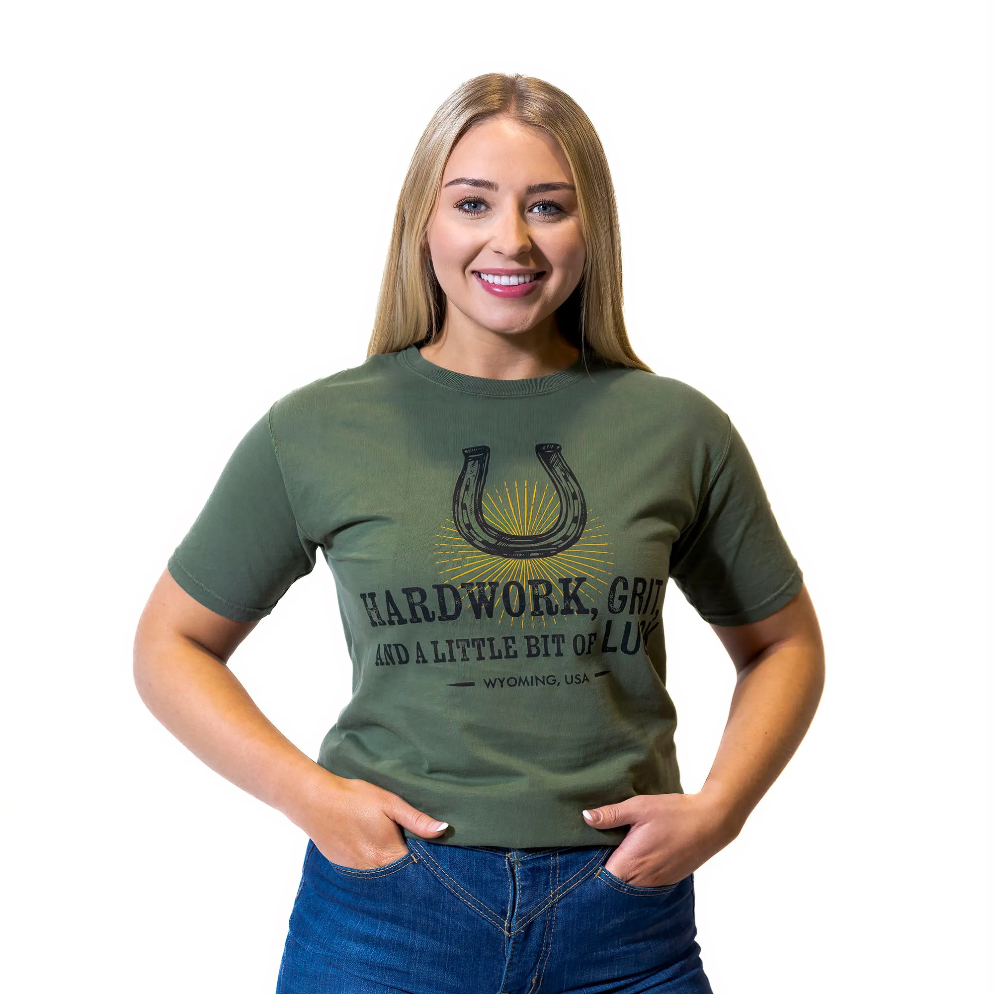 Hard Work, Grit, and a Little Bit of Luck T-shirt | Know Your Brand