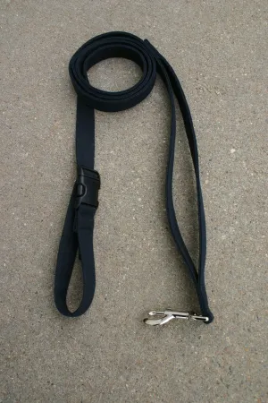 Hemp Dog Leash 10 Foot Happy Camper w/clasp Basic Black