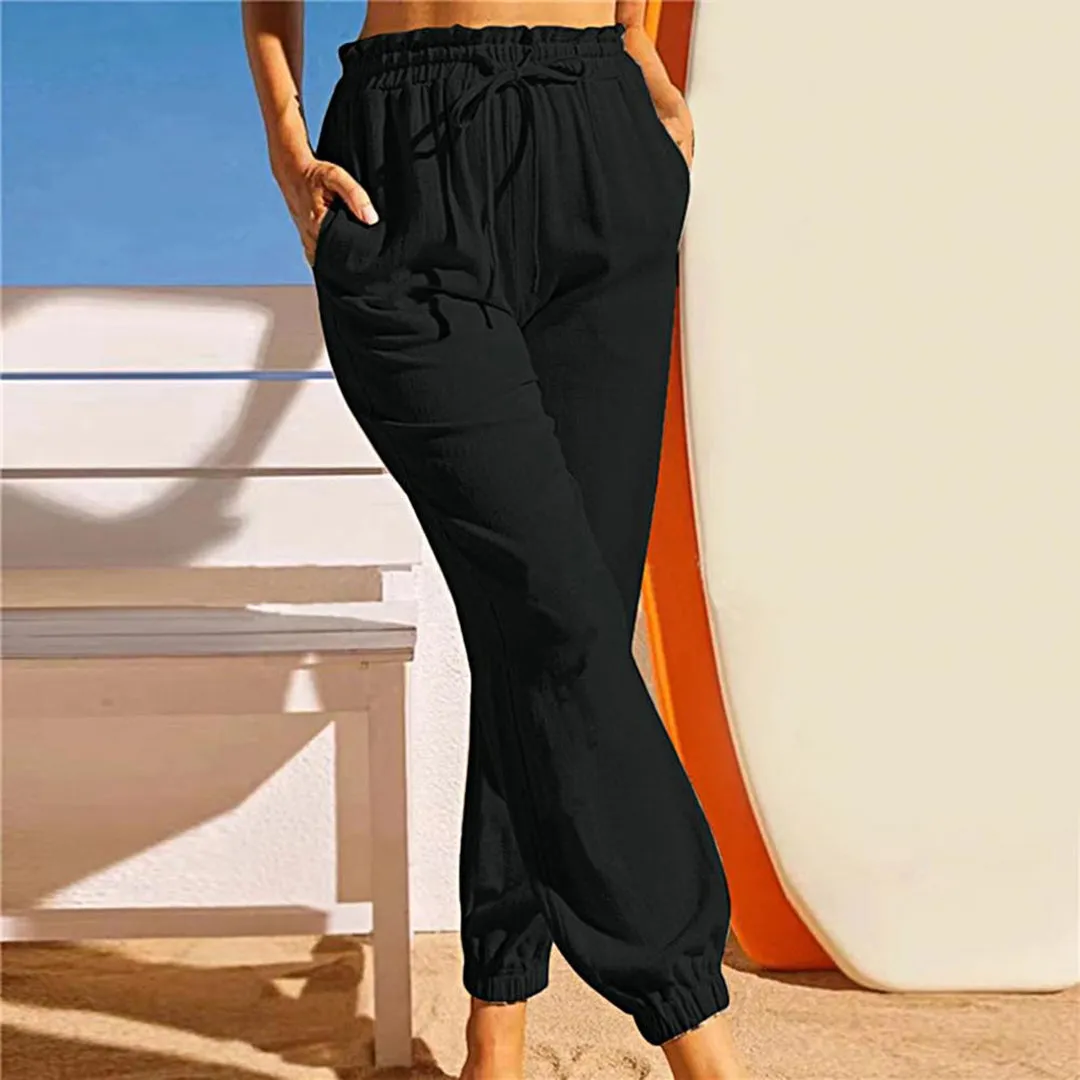 Hope - Straight-Leg Pants - Casual - Premium Material - Ideal for Summer