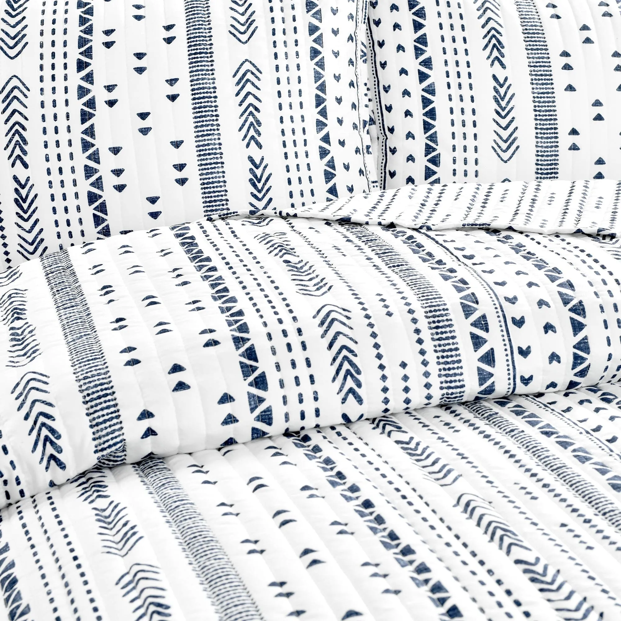 Hygge Stripe 3 Piece Quilt Set