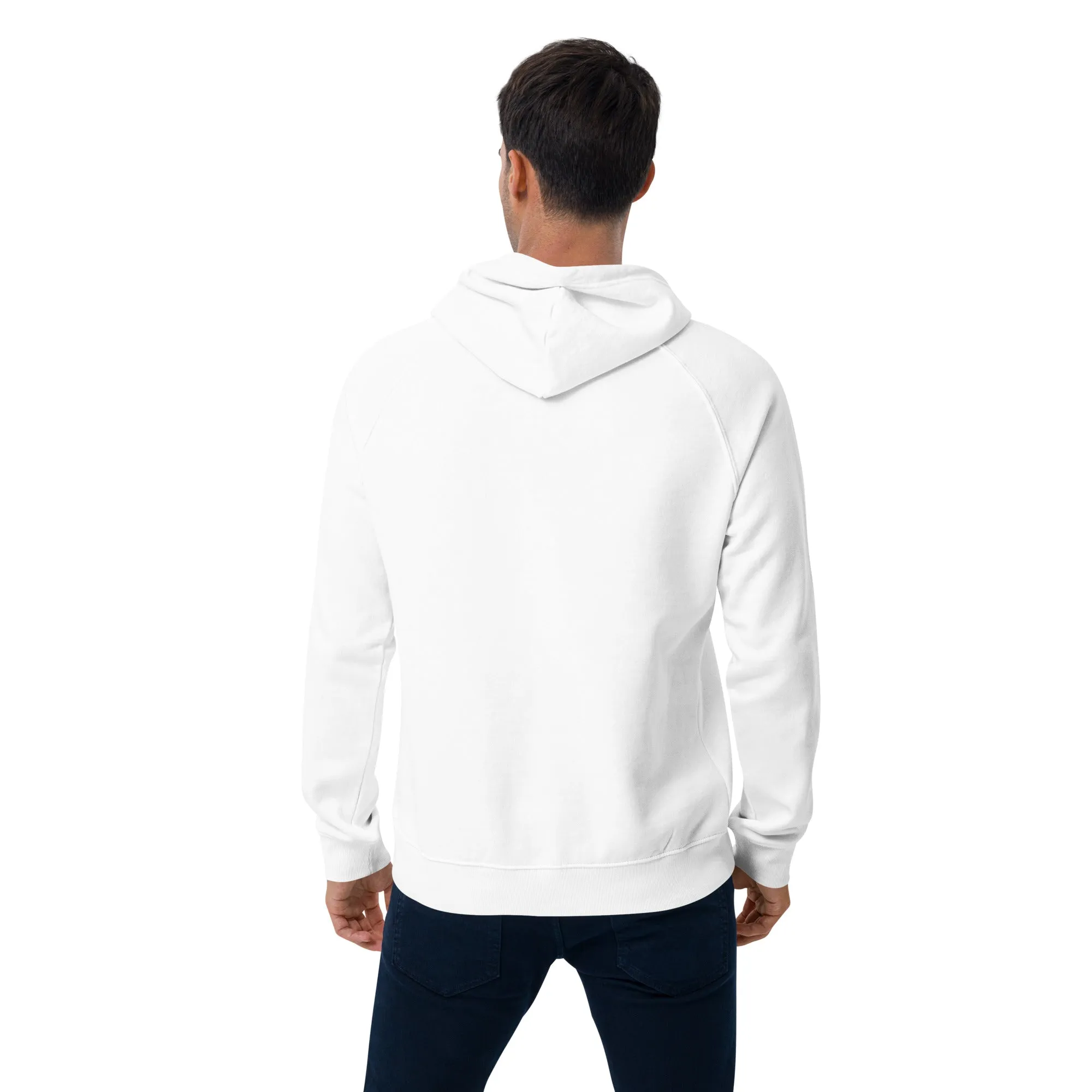 I Am Ready And You Graphic Men Eco Raglan Hoodie