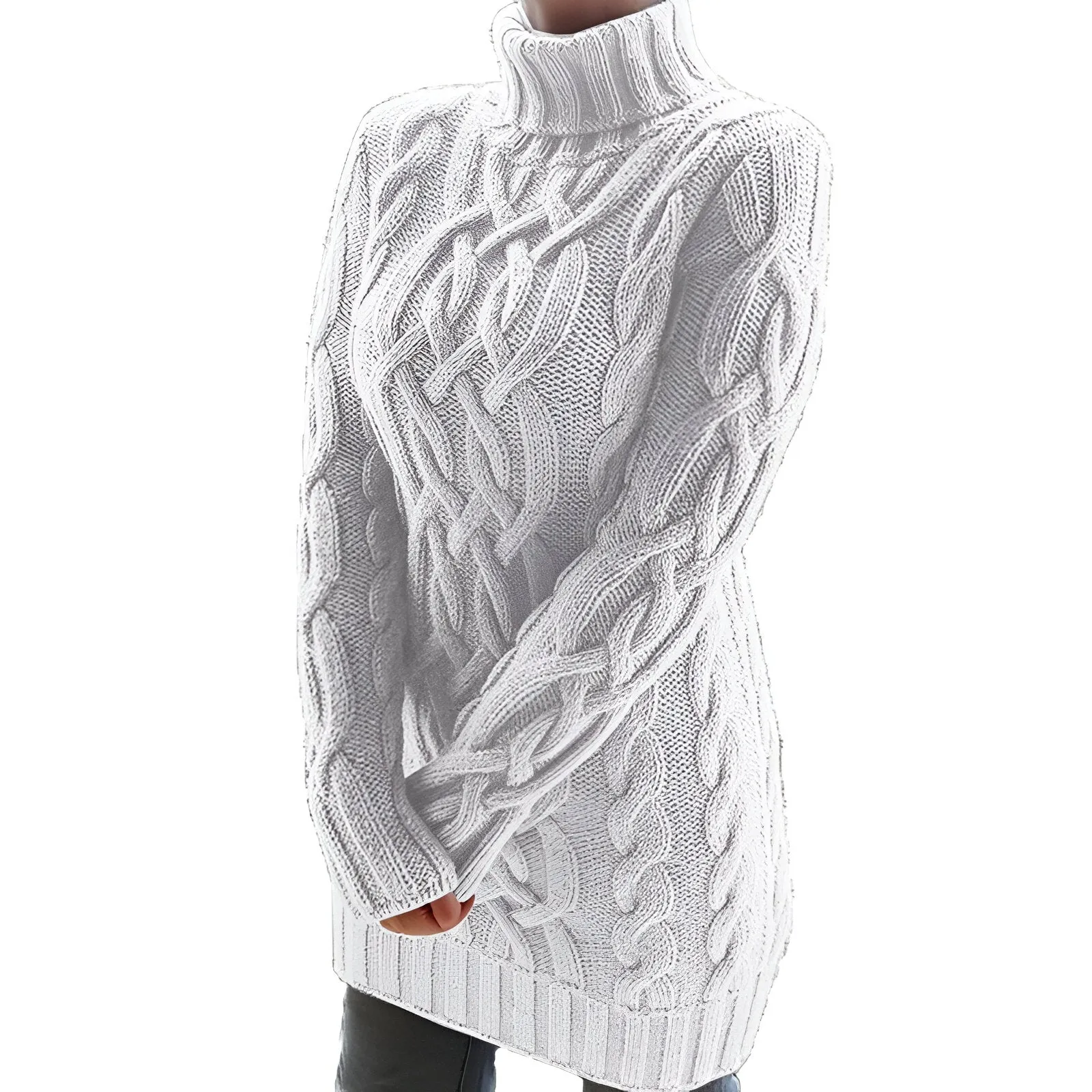 Ivyshape | Cozy & Stylish Turtleneck Sweater