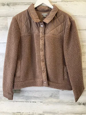 Jacket Faux Fur & Sherpa By Falls Creek In Brown, Size: Xl