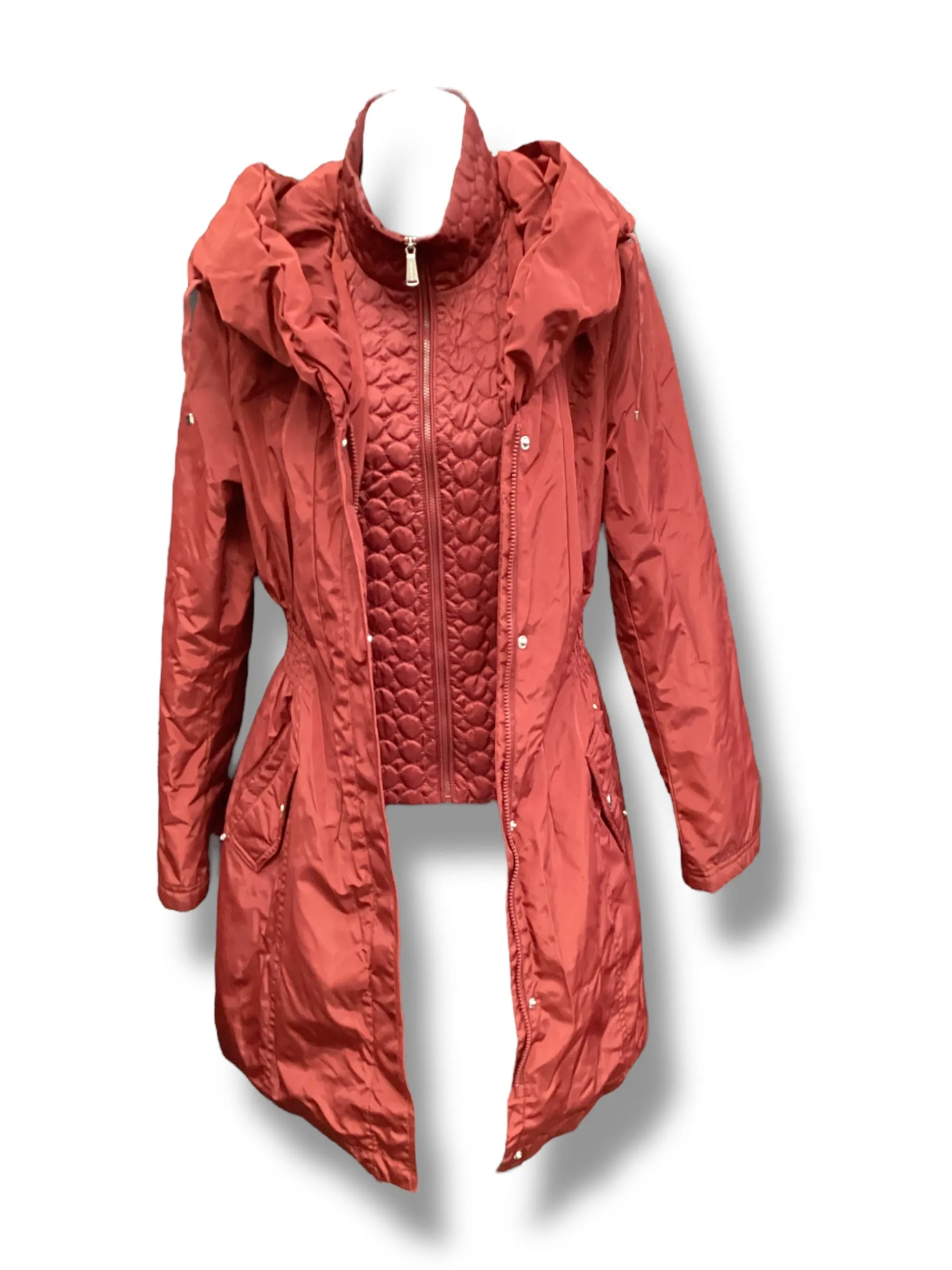 Jacket Puffer & Quilted By Laundry In Red, Size: M