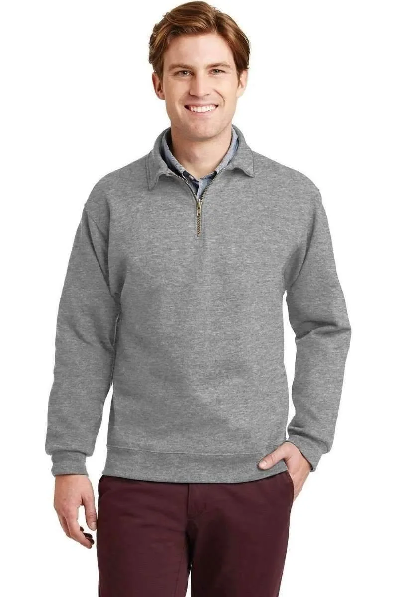 JERZEES 4528: SUPER SWEATS NuBlend 1/4-Zip Sweatshirt with Cadet Collar