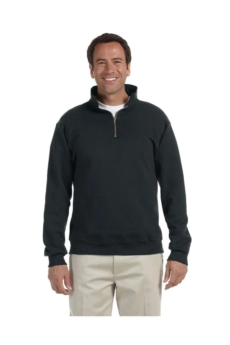 JERZEES 4528: SUPER SWEATS NuBlend 1/4-Zip Sweatshirt with Cadet Collar