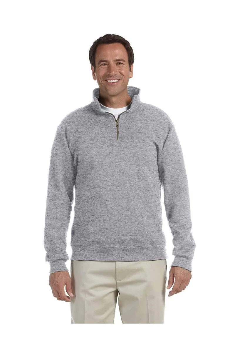 JERZEES 4528: SUPER SWEATS NuBlend 1/4-Zip Sweatshirt with Cadet Collar