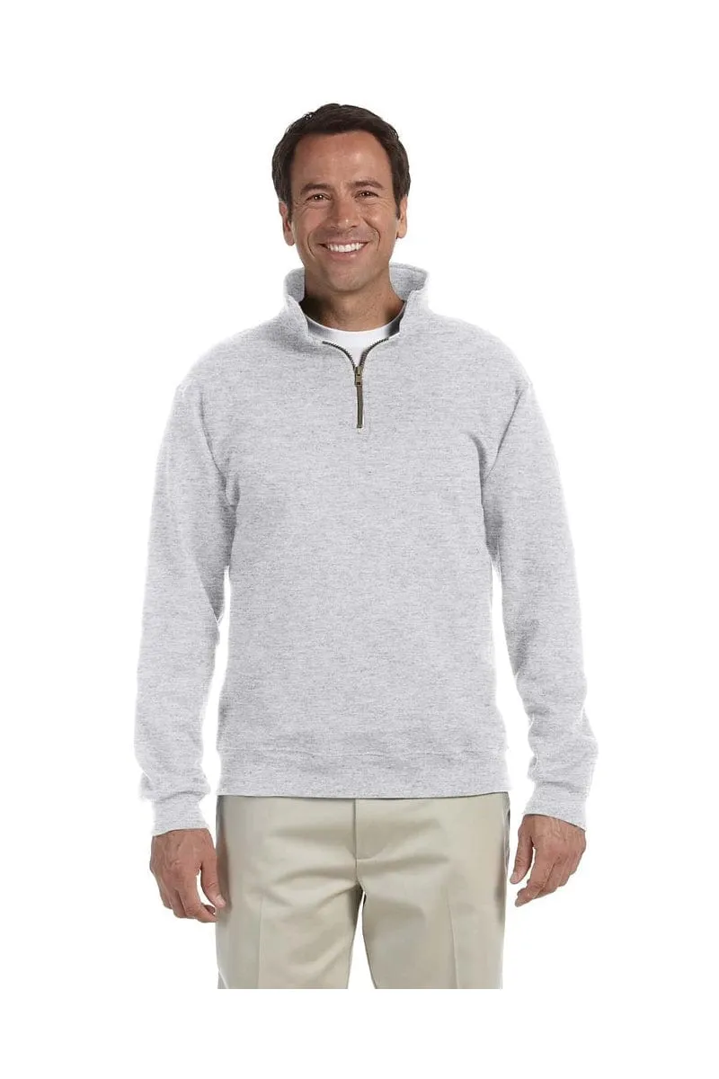 JERZEES 4528: SUPER SWEATS NuBlend 1/4-Zip Sweatshirt with Cadet Collar