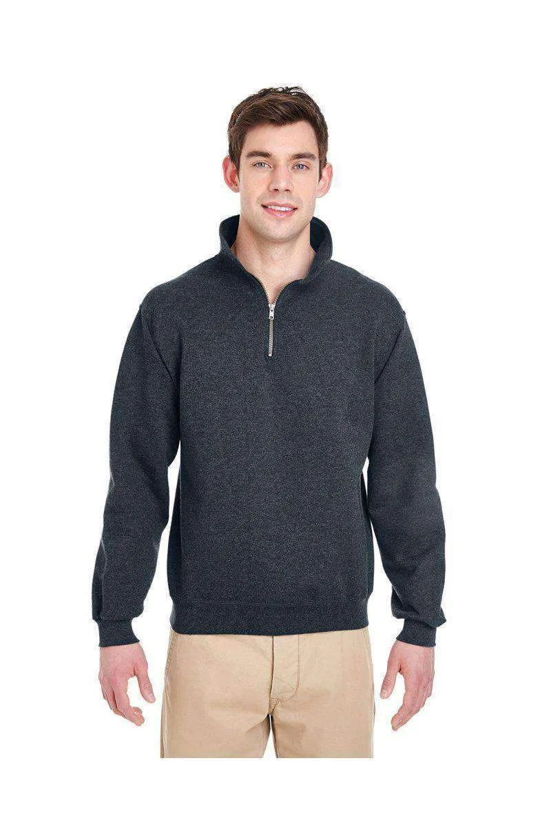 JERZEES 4528: SUPER SWEATS NuBlend 1/4-Zip Sweatshirt with Cadet Collar