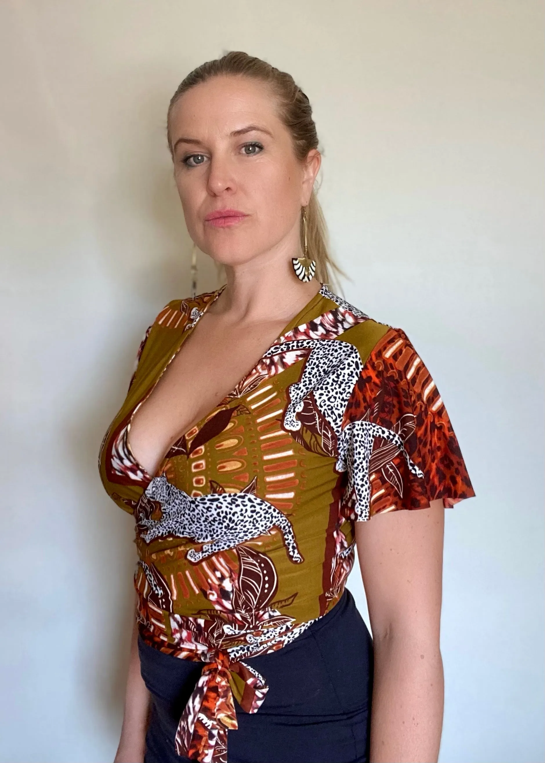 Jungle Slink Wrap Top