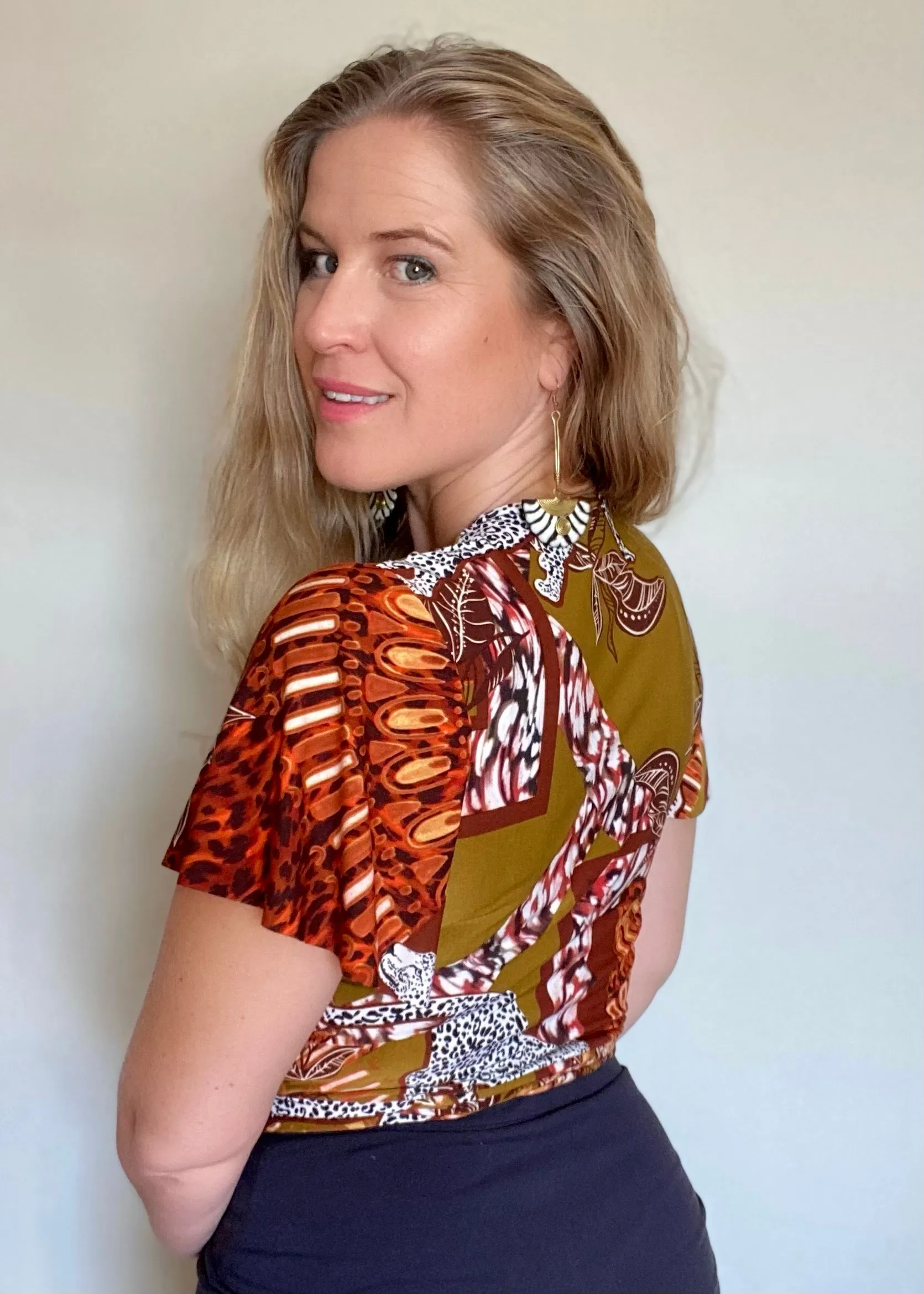 Jungle Slink Wrap Top