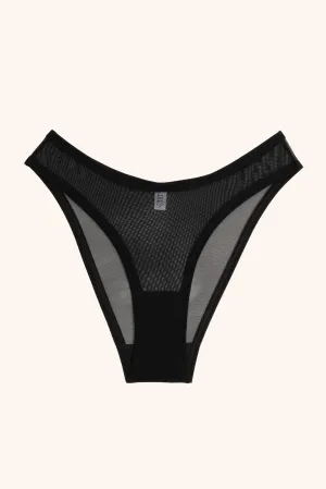 Kate high cut panties- mesh