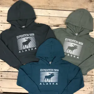 Kid's Expedition Moose Hoodie