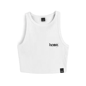 Kids Racer Vest Top- White