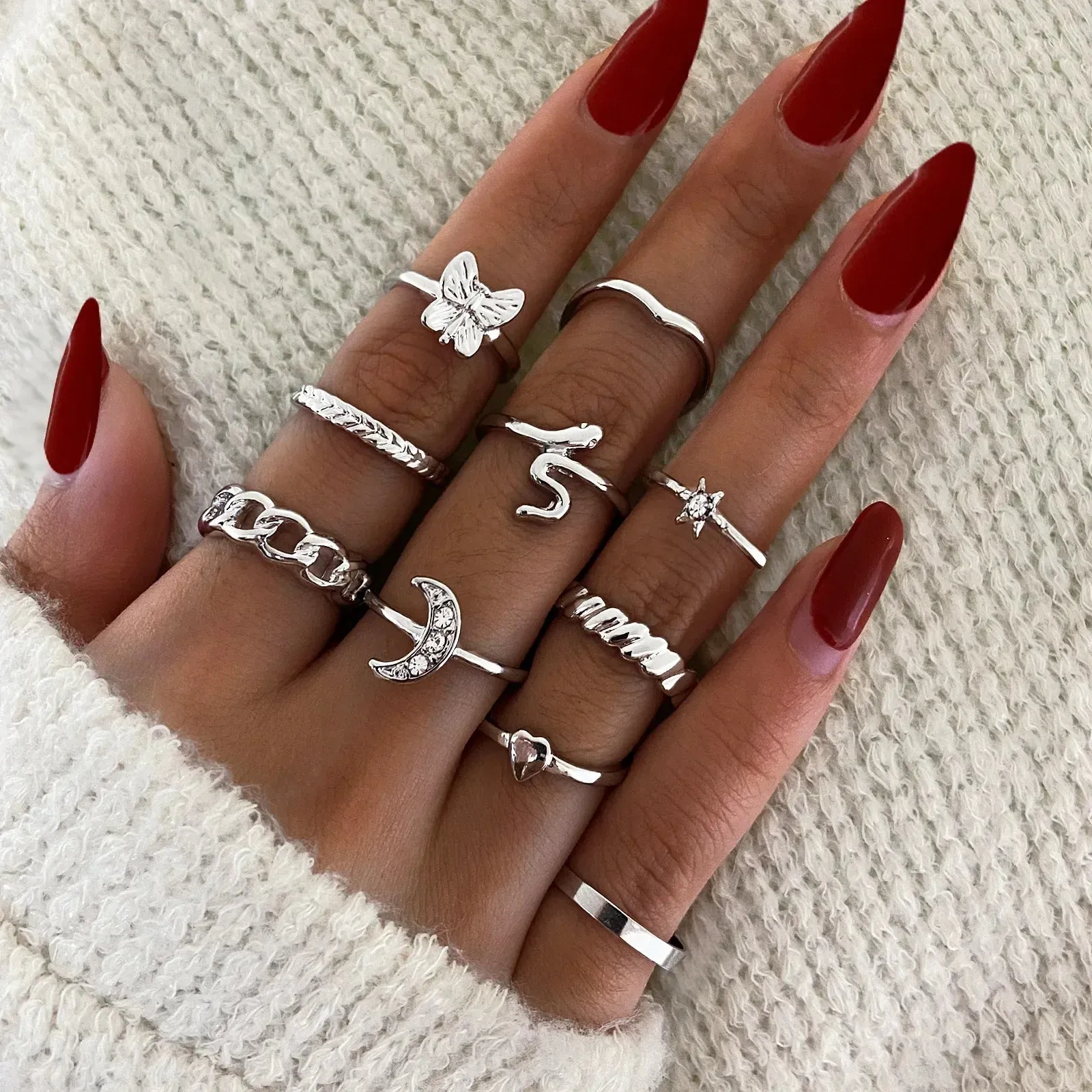 King 10-Piece Set Ring