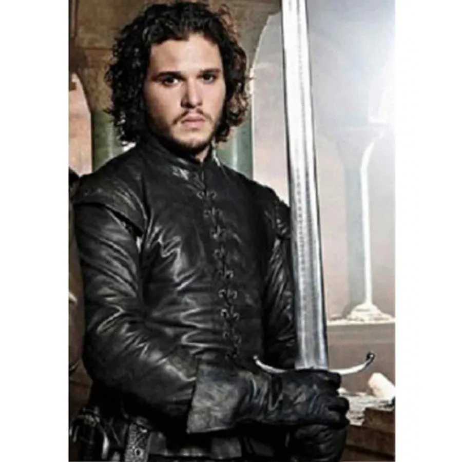 Kit Harington Leather Jacket