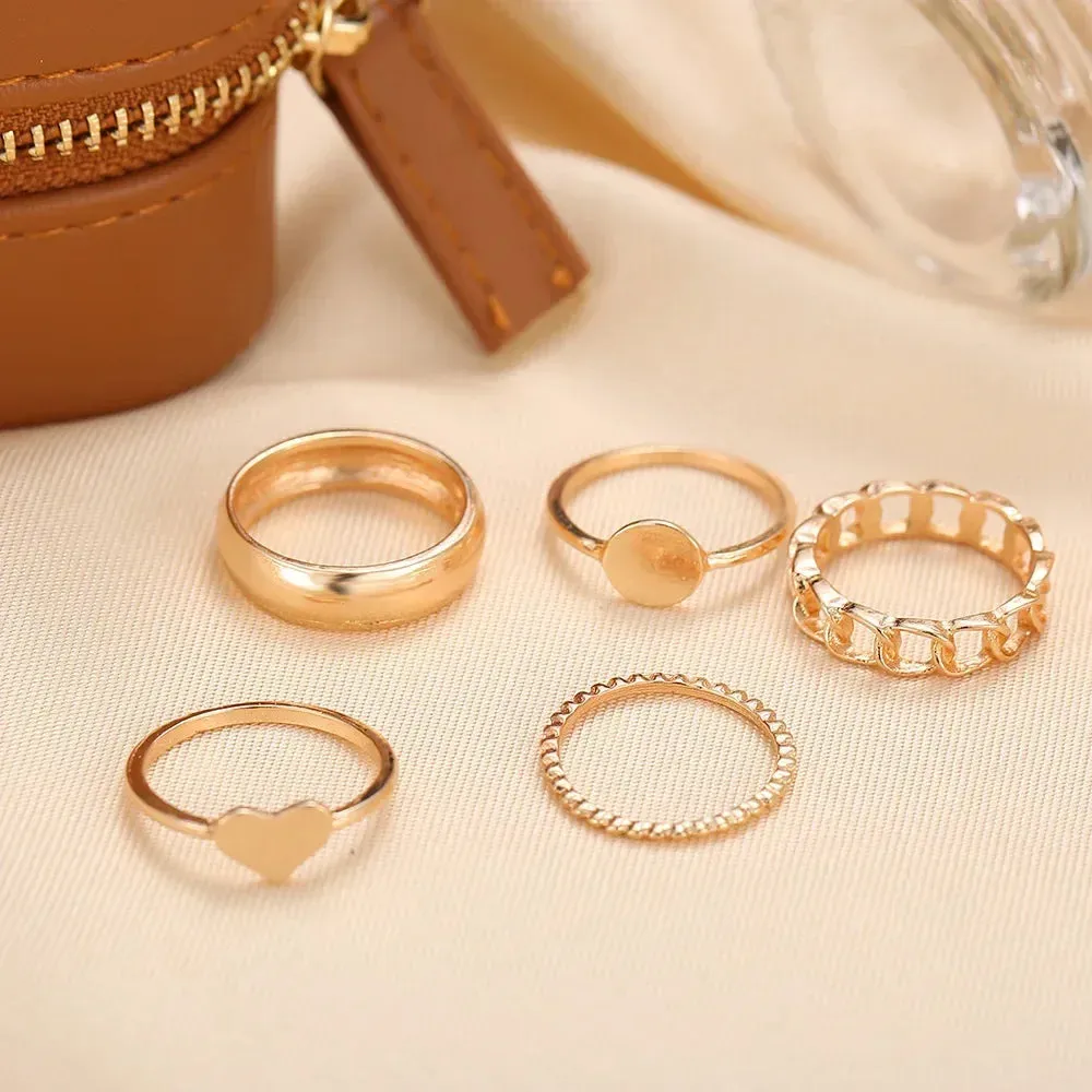 Kiwidress 5-Piece King Ring