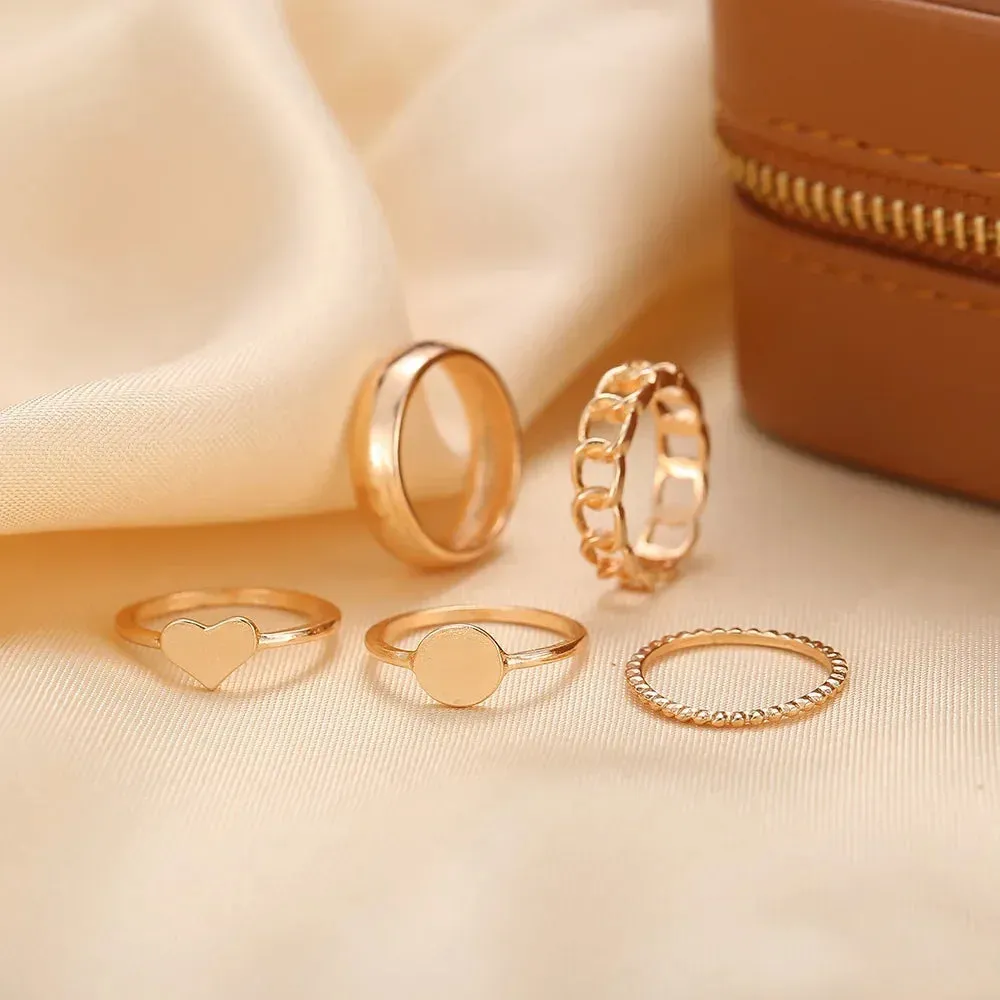 Kiwidress 5-Piece King Ring