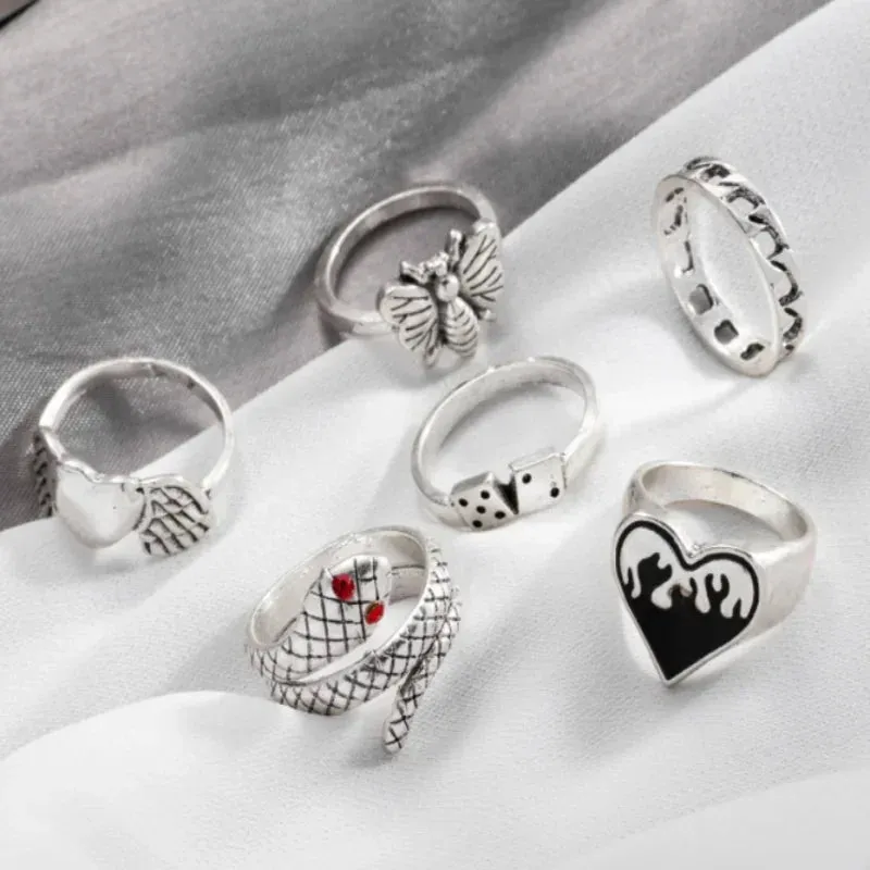 Kiwidress 6-Piece King Ring