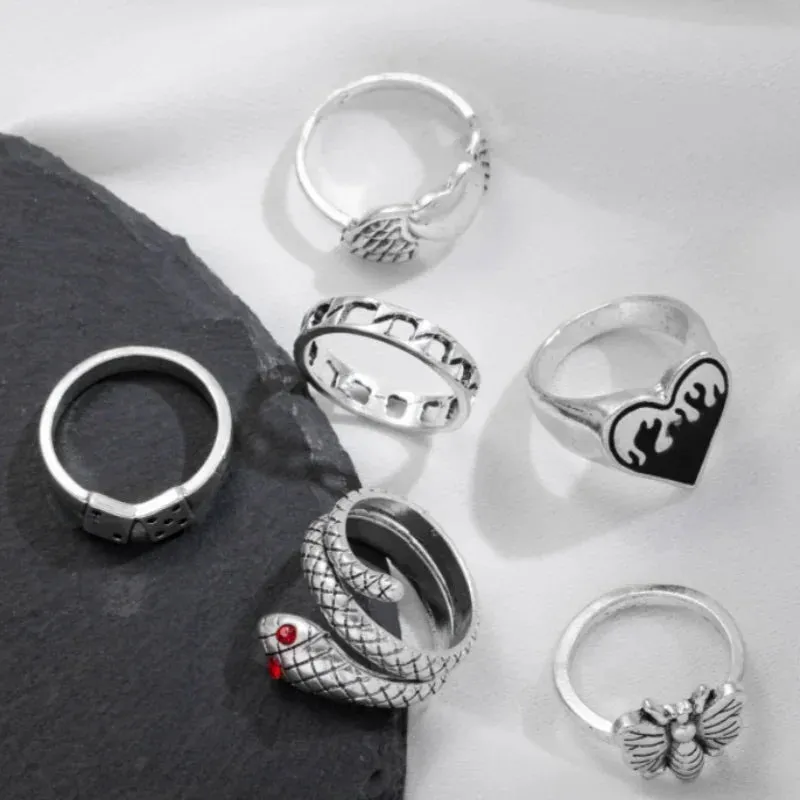 Kiwidress 6-Piece King Ring