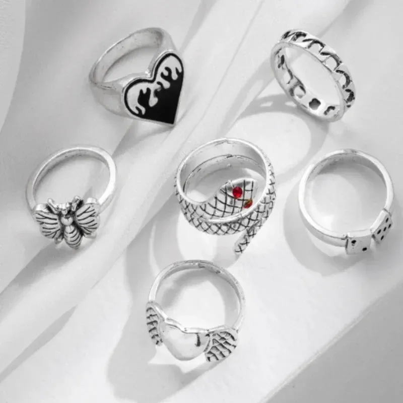 Kiwidress 6-Piece King Ring