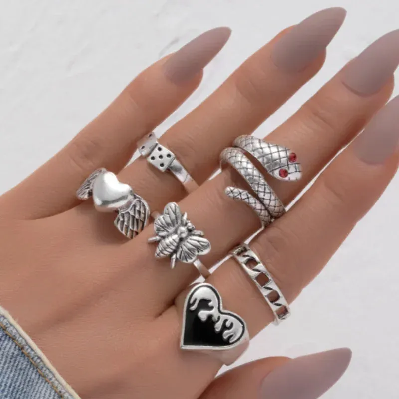 Kiwidress 6-Piece King Ring