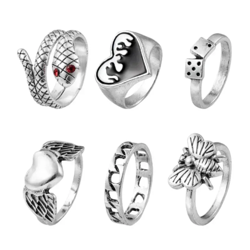 Kiwidress 6-Piece King Ring