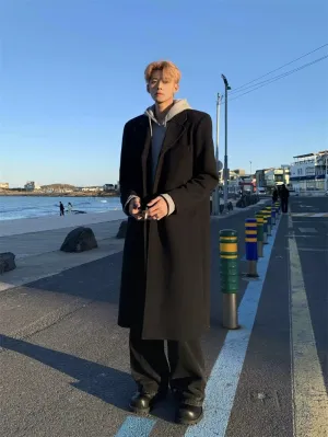 Korean Basic Long Coat ACT0008