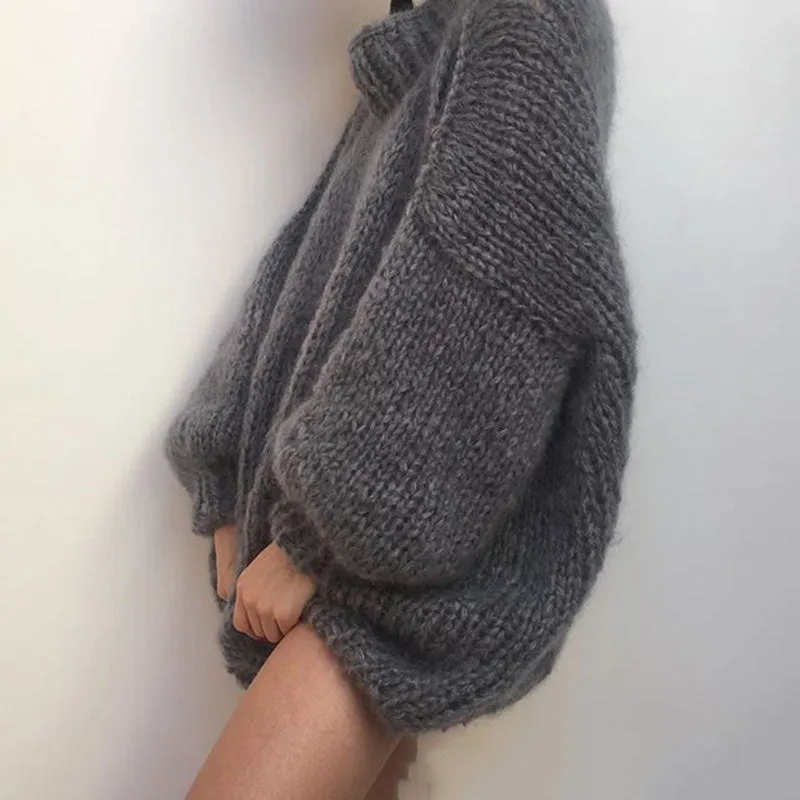 Korean Knit Puff Sleeve Top