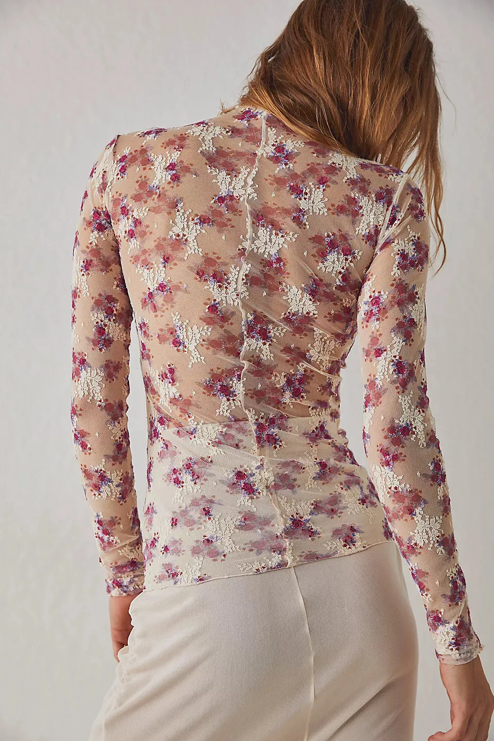 Lady Lux Printed Layering Top