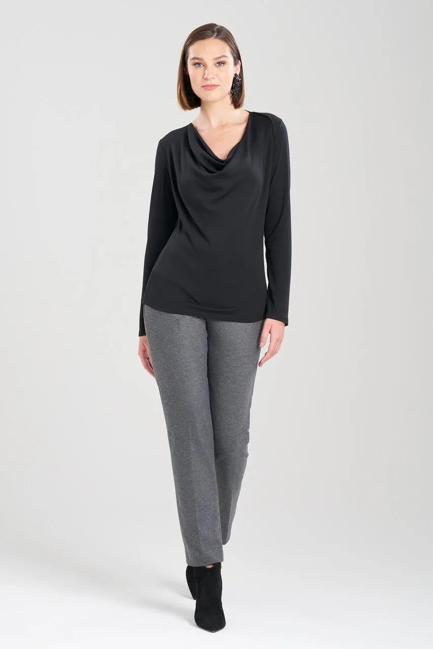 Layering Jersey Knit Drape Top