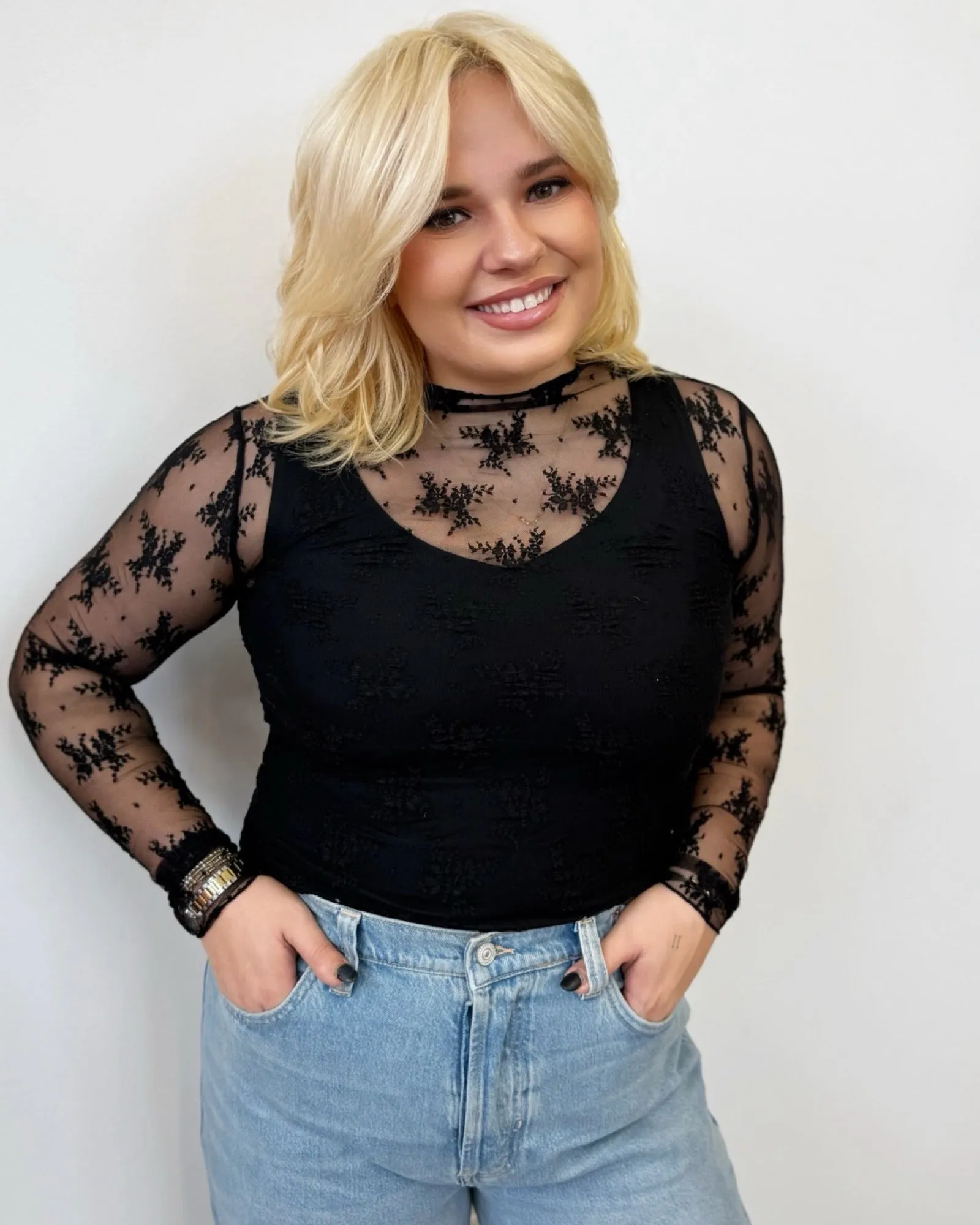 Leonie Lace Layering Top