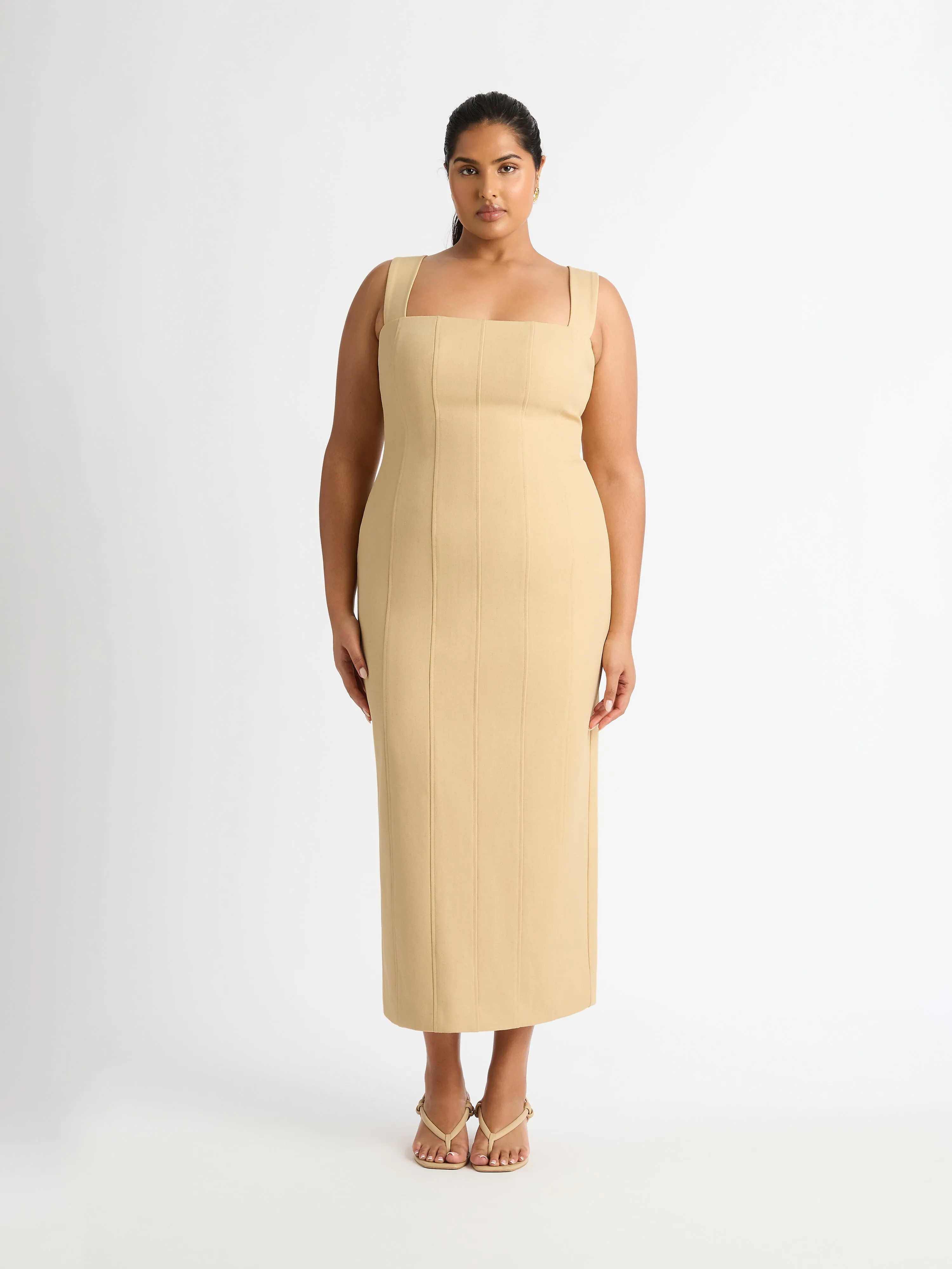 LIAISON MIDI DRESS