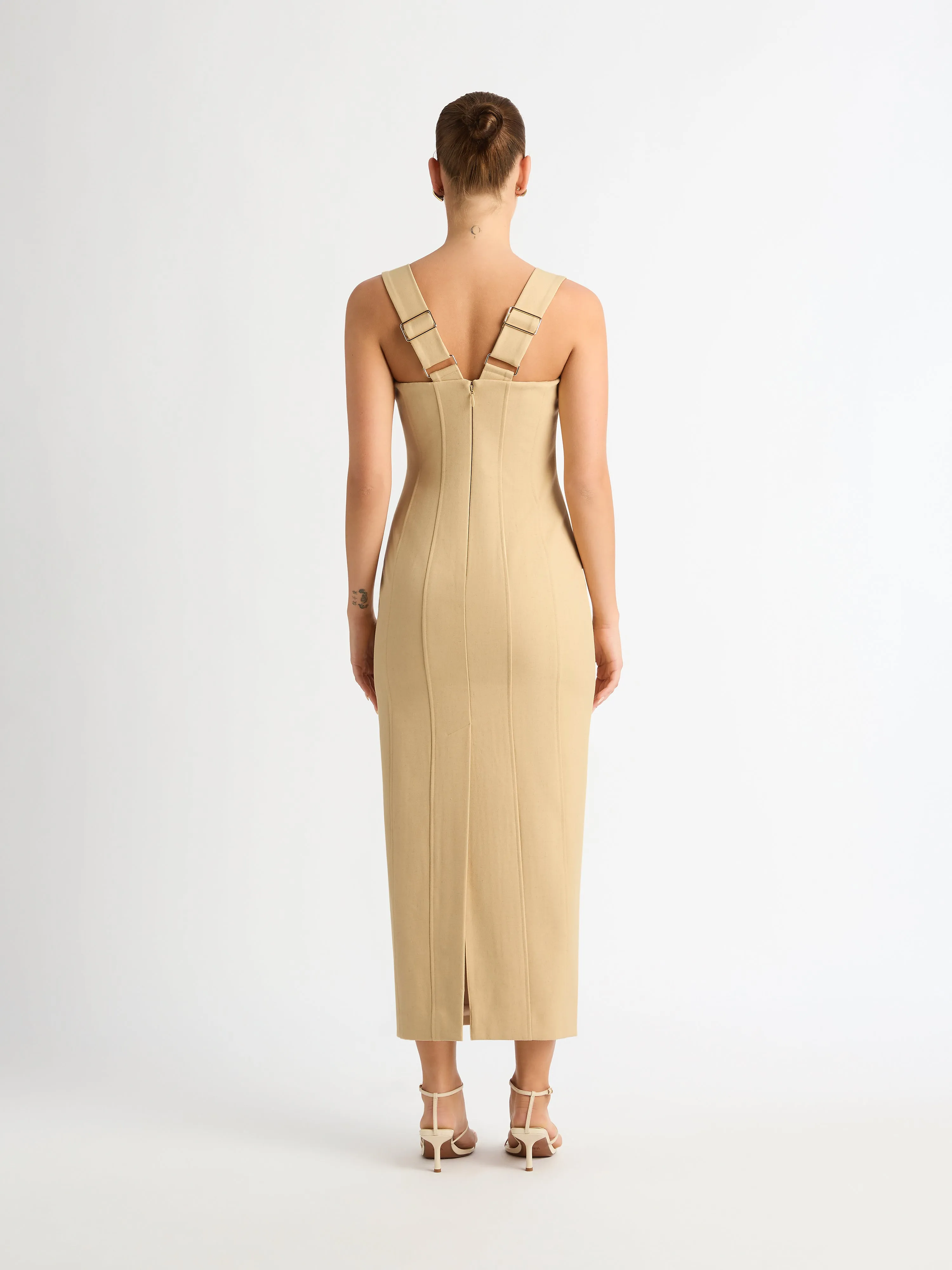 LIAISON MIDI DRESS