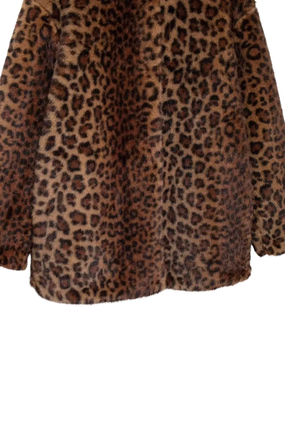 'Lindsey' Animal Print Faux Fur Coat