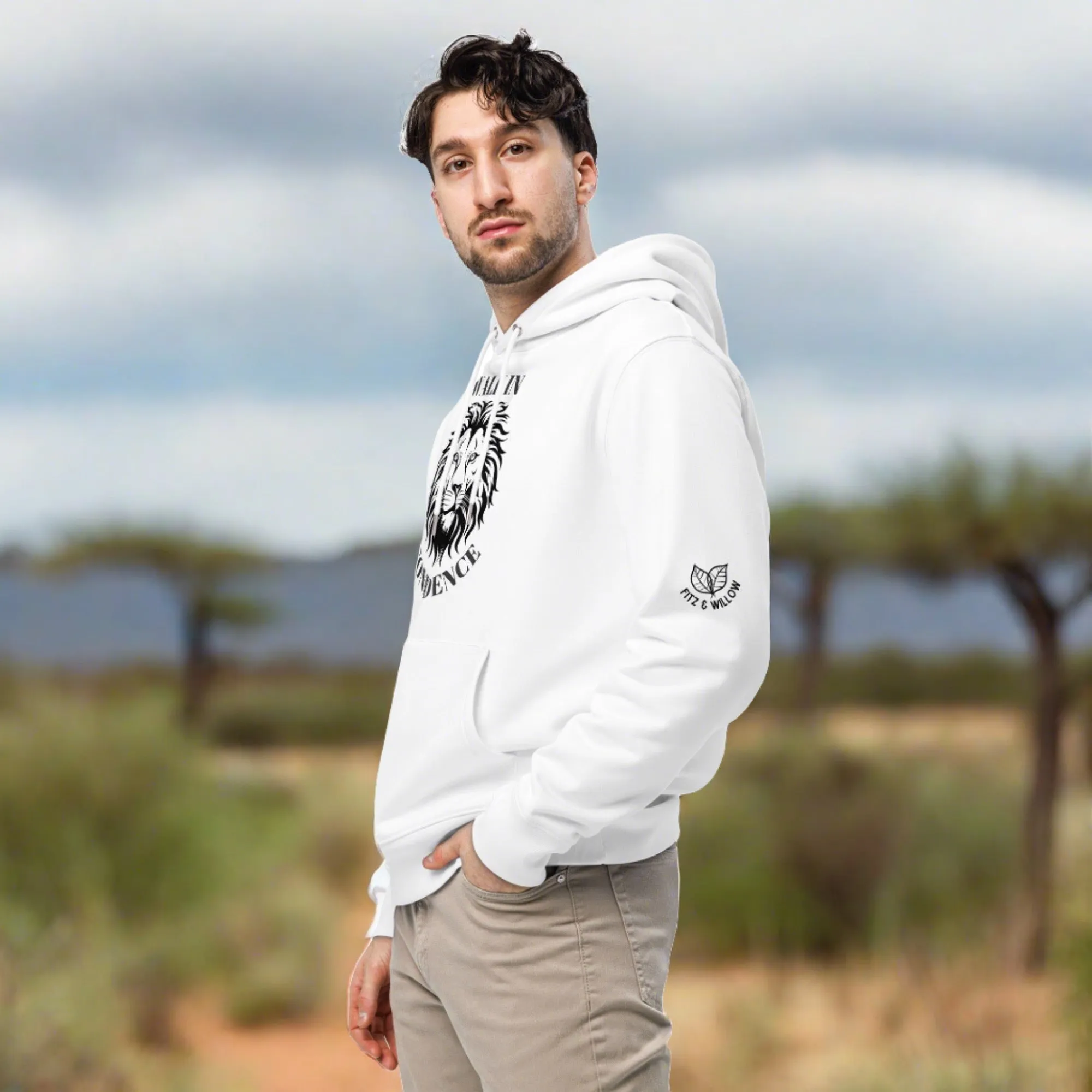 Lion Confidence, Unisex eco hoodie