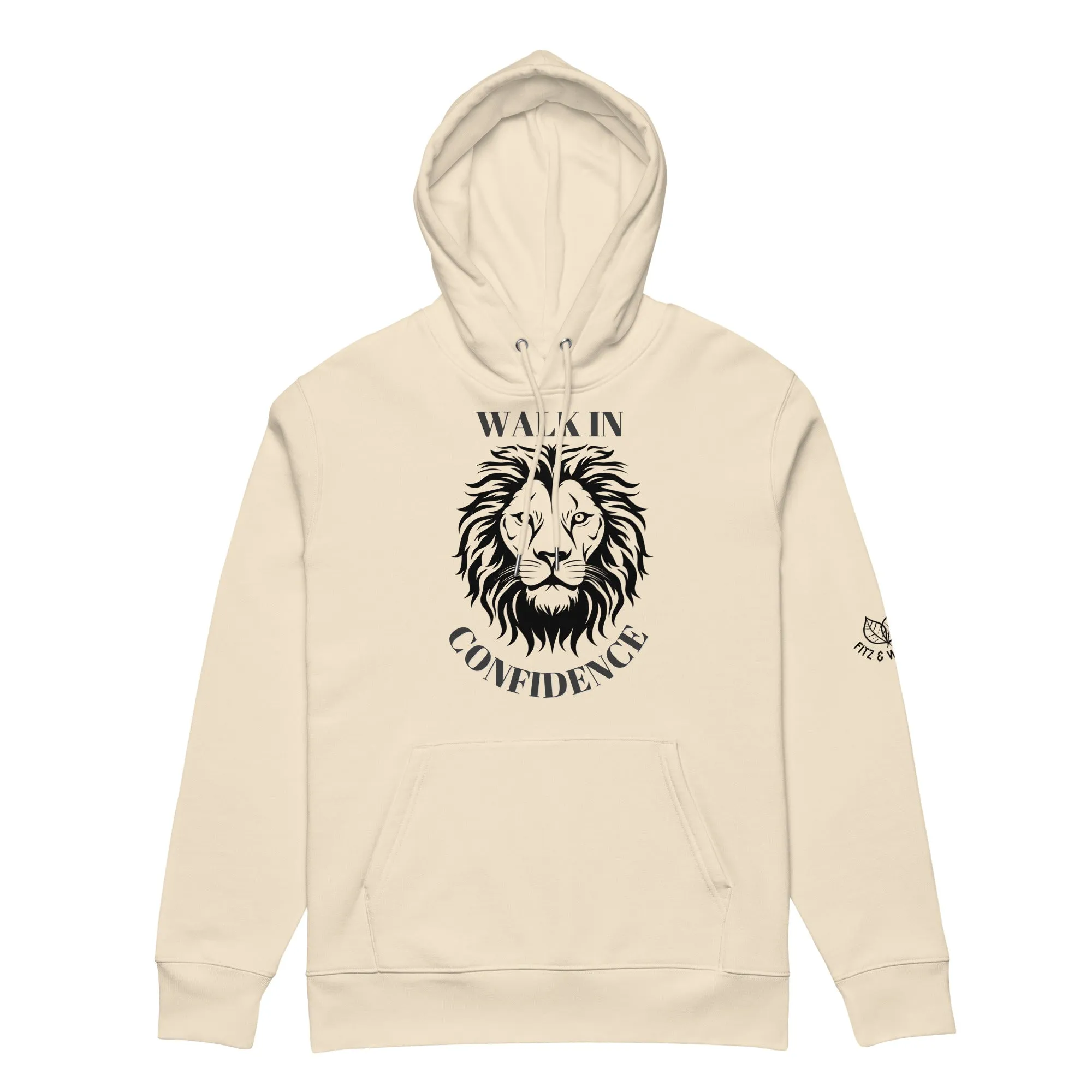 Lion Confidence, Unisex eco hoodie